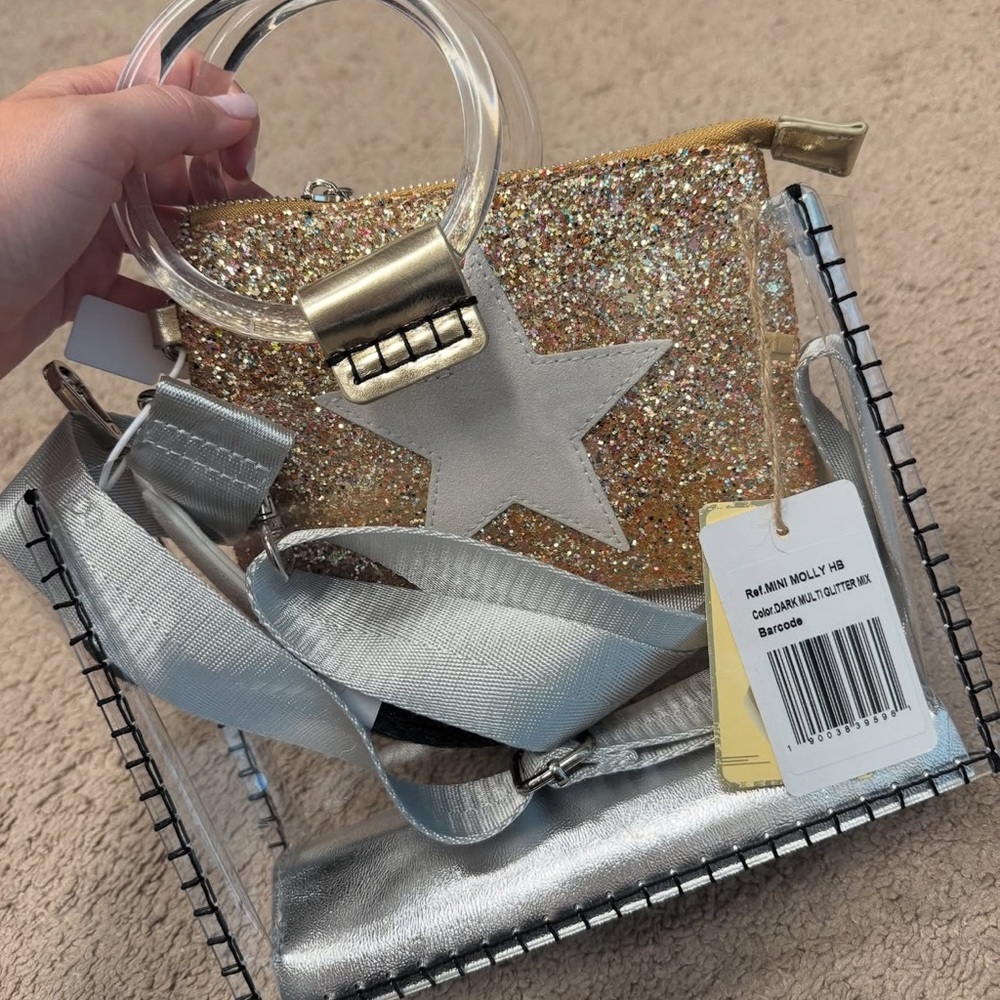NWT Mini Molly Clear Bag